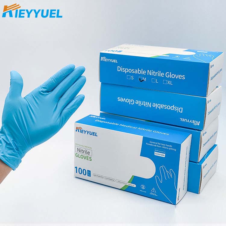 Awọn ibọwọ Nitrile Egbogi Isọnu