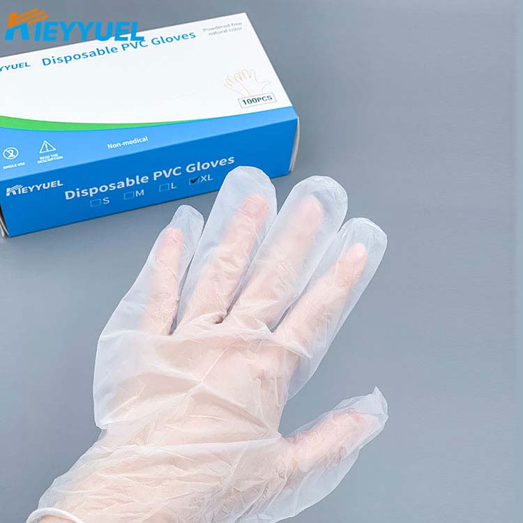 Sisọ awọn ibọwọ PVC